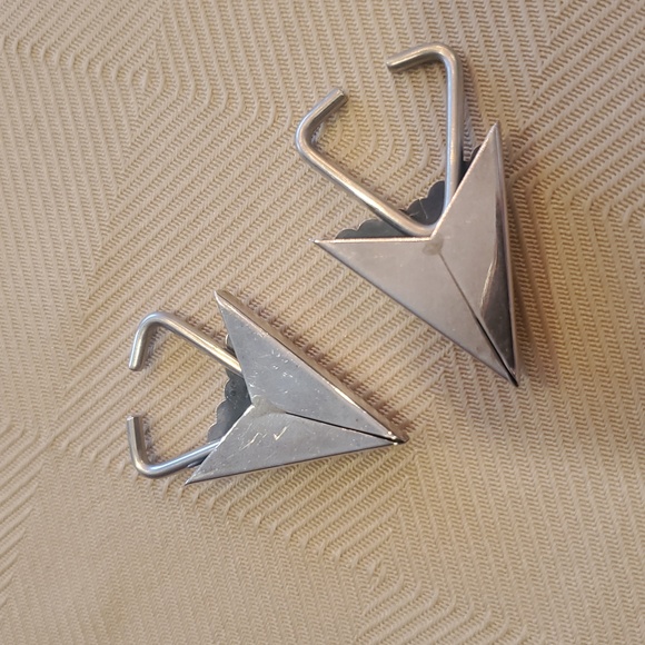 Sterling Collar Clips - Picture 4 of 4